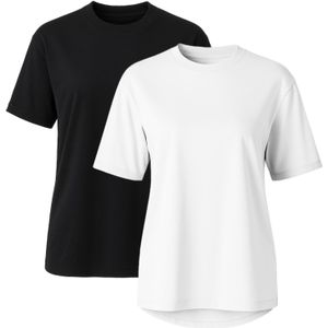 C&City Shirt  zwart / wit