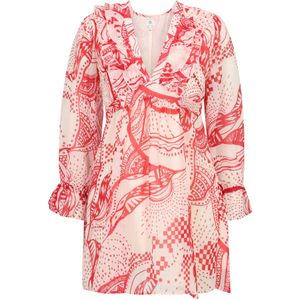 River Island Petite Jurk  rood / wit