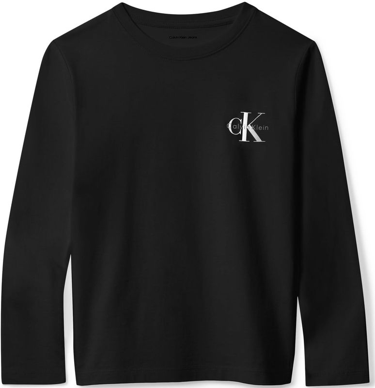 Calvin Klein - Jeans Shirt - Zwart/Wit - Lange Mouw