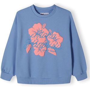 MINOTI Sweatshirt  royal blue/koningsblauw / zalm roze