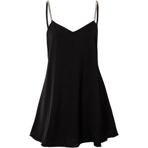 Nasty Gal Jurk  zwart / zilver