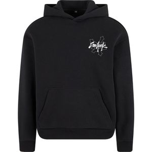 ZOO YORK Sweatshirt 'Tags Fluffy'  zwart / wit