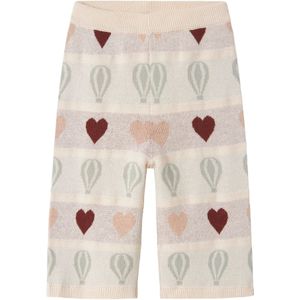 Lil'Atelier Broek  crème / lichtgrijs / rosé / donkerrood