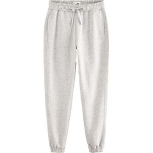 Next - Broek - Lichtgrijs - Tapered - Sweatstof