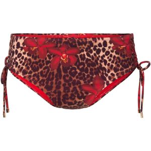 LingaDore Bikinibroek  bruin / chocoladebruin / rood