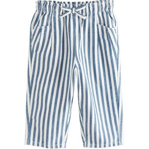 Next Broek  lichtblauw / wit