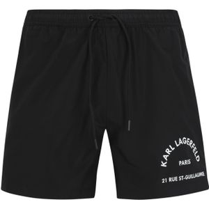 Karl Lagerfeld Zwemshorts  zwart / wit