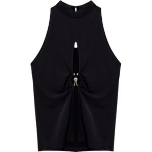 No Matter What Top  zwart