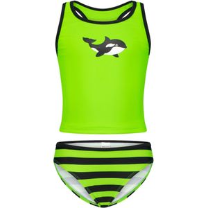 BECO the world of aquasports Bikini  neongroen / zwart / wit