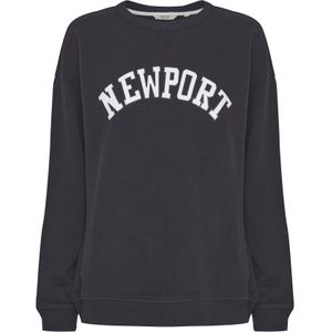 Oxmo Sweatshirt 'Coleen'  zwart / wit