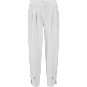 MADELEINE Bandplooi jeans  wit