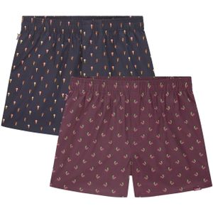 Pockies Boxershorts  groen / lila / rood