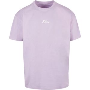 Merchcode Shirt 'Flowers Bloom'  lichtlila / wit