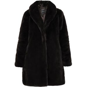 faina Tussenmantel  donkerbruin