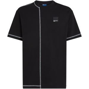 KARL LAGERFELD JEANS Shirt  zwart / wit