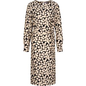 Zwart/beige - Little Black Dress - 100% Viscose - Regular Fit