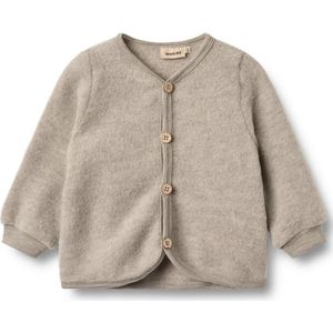 WHEAT Gebreid vest 'Kari'  kaki