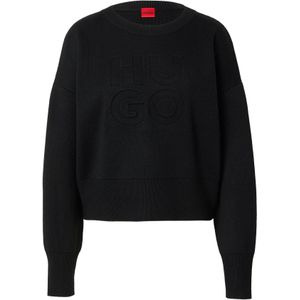 HUGO Trui 'Sisminye'  zwart