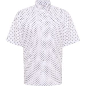 Overhemden - Blauw - Katoen - Borstzak - Knoopsluiting - EASY IRON