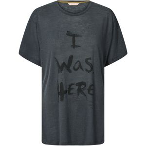 Odd Molly Shirt  donkergrijs / zwart