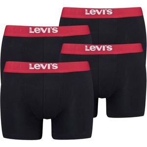 LEVI'S ® Boxershorts  bloedrood / zwart / wit