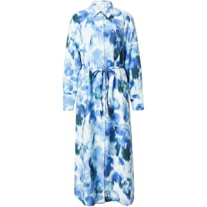YAS Blousejurk  blauw / lichtblauw / wit