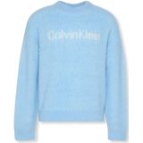 Calvin Klein - Trui - Beige / Lichtblauw - Knitwear - Lange Mouw