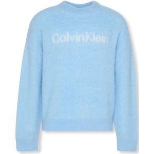 Calvin Klein - Trui - Beige / Lichtblauw - Knitwear - Lange Mouw