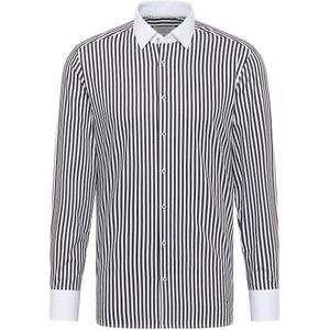 Eterna - Overhemd - Zwart - Slim fit - NON IRON (strijkvrij)