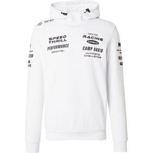CAMP DAVID Sweatshirt  zwart / wit