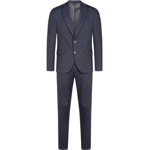 JEFF - JFLuke - Herenpak - Herringbone Raven - 2-delige set met colbert en broek