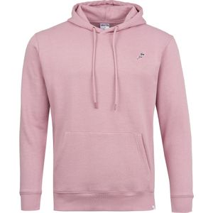 Mikon Sweatshirt 'Feder'  pink / zwart / wit