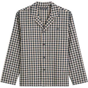 Marc O'Polo Shirt ' Cozy Flannel '  navy / natuurwit