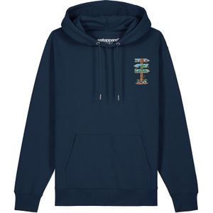 Watapparel Sweatshirt ' Adventure is everywhere '  navy / gemengde kleuren