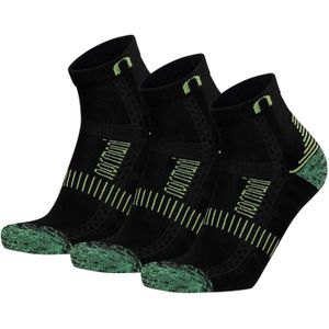 normani Sokken  groen gemêleerd / zwart