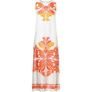 Ana Alcazar Jurk 'Waya'  safraan / oranje / wit