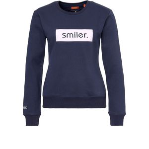 smiler. Sweatshirt 'Cuddle'  blauw / pastellila