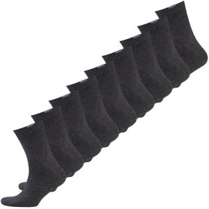 Nur Der Sokken ' Passt Perfekt '  antraciet / donkergrijs