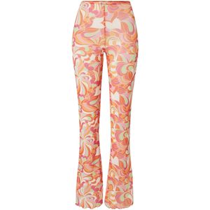 NLY by Nelly Broek  mintgroen / oranje / pink / wit