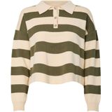 Gebreide Trui - Polo - Lange Mouwen - Cropped Fit