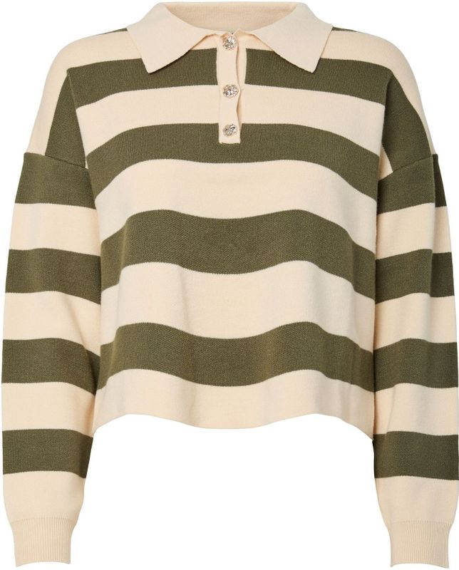 Gebreide Trui - Polo - Lange Mouwen - Cropped Fit