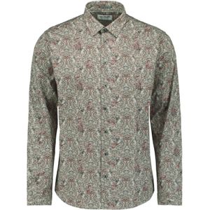 No Excess - Overhemd - Lichtgrijs - Regular Fit - Lange Mouw