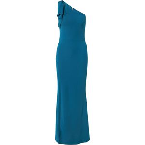 Lipsy - Jurk - Petrol - Maxi - One-shoulder