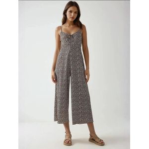 Hiccup Jumpsuit  chocoladebruin / wit