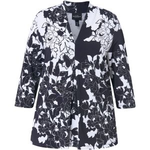 Ulla Popken Blouse  marine / wit