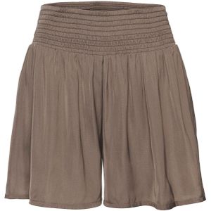 Korte Broek - Kaki - Zachte Satijnkwaliteit - Normale Taillehoogte