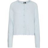 PIECES Gebreid vest 'PCRATH'  lichtblauw