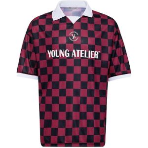 Dandalo Shirt  bordeaux / zwart / wit