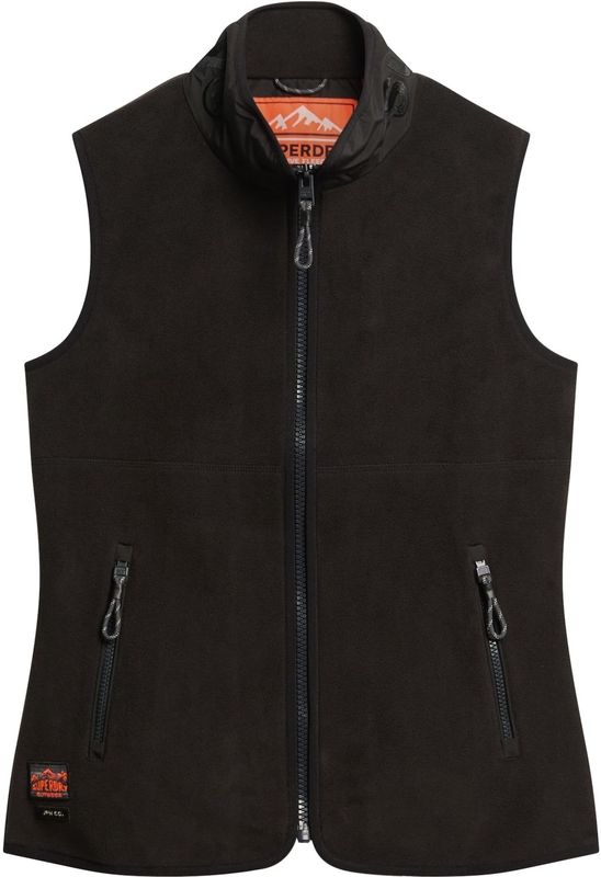 Superdry - W5011913A - Vest - Zwart - Gerecycled Polyester - Duurzaam