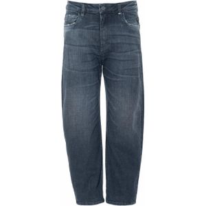 Elias Rumelis - Yoana - Capri Broeken - Donkerblauw - Loosefit - Mid Waist